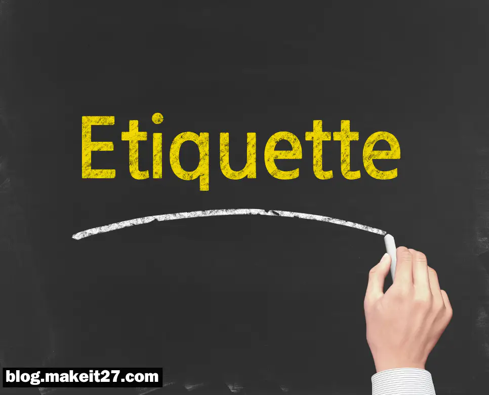 에티켓 뜻, 매너 뜻, 교양 뜻: 한눈에 쏙!